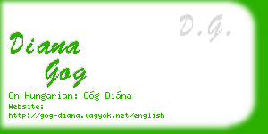 diana gog business card